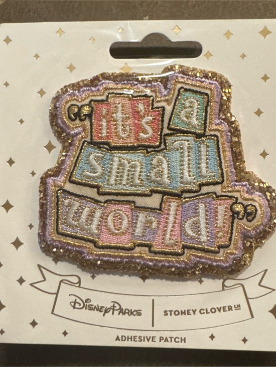 Stoney Clover Lane Other - Disney Parks Stoney Clover Co. 'It's a Small World' Pastel Adhesive Patch